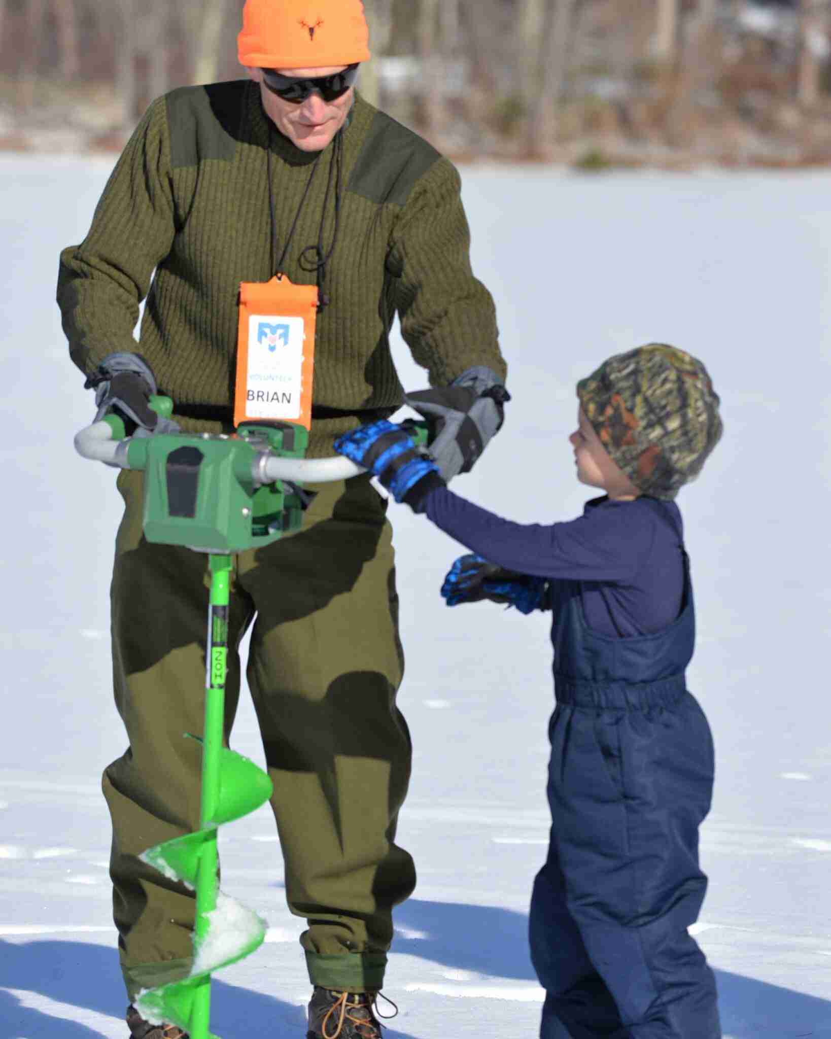ice fishing